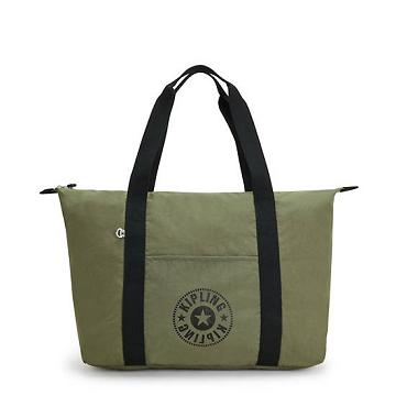 Kipling Art Medium Lite Tote Tassen Olijfgroen | België 1445OK